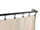 Baton Draw Adjustable Track 48-84" - Black