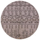 Ahgly Company Indoor Round Mid-Century Modern Area Rugs, 7' Round