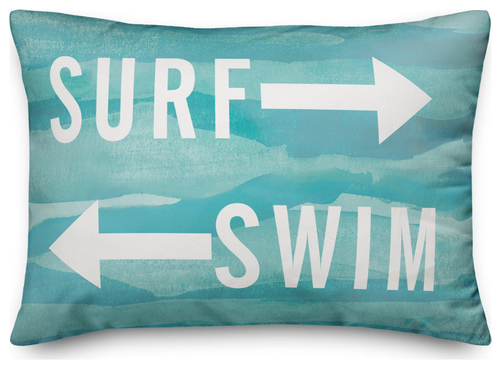 Surf and Swim 14x20 Indoor / Outdoor Pillow