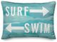 Surf and Swim 14x20 Indoor / Outdoor Pillow