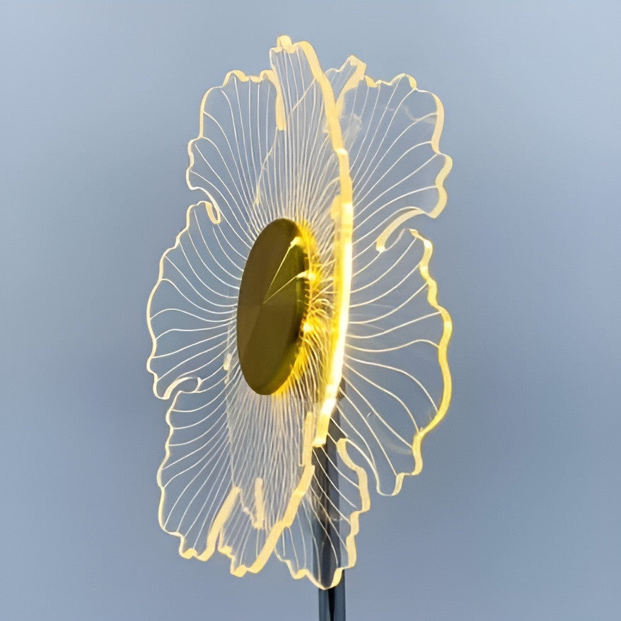 Heiden | Magic Table LED Lamp in the Shape of Butterfly, Sun Flower