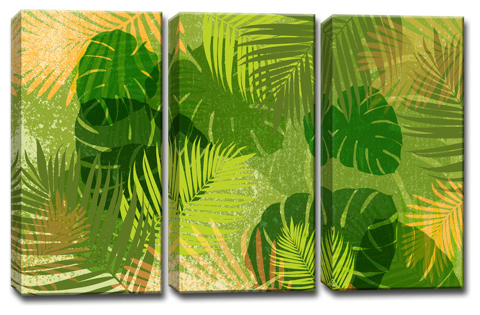 Ready2HangArt 'Tropic Venture' 3 Piece Wrapped Art Set 40" 60"