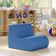 Midtown Foam Classroom Chair, Medium Size - Premium Vinyl - Royal Blue