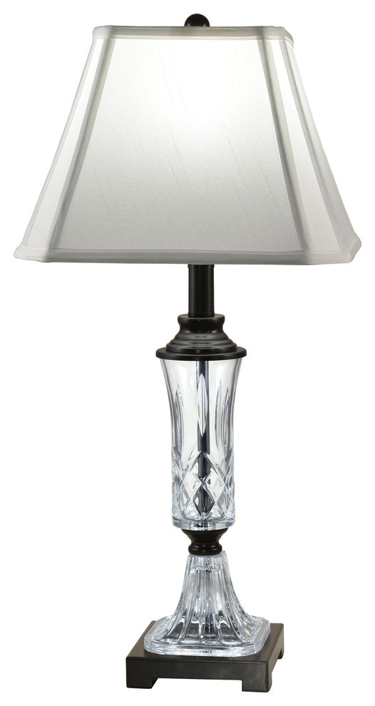 Alivia Hand-Cut Crystal Table Lamp