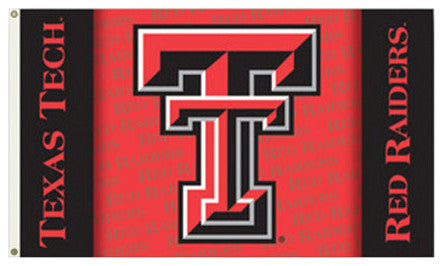Texas Tech, 3'' x5'' NCAA Polyester Flag
