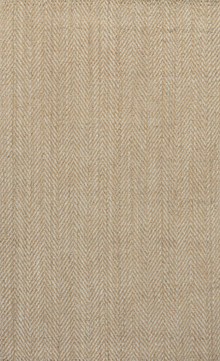 Espina Hand Woven Herringbone Chunky Jute Ivory 4 x 6 Rug