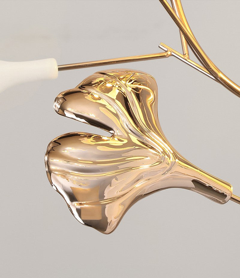 Bremgarten | Creative Ginkgo Leaves Shaped LED Floor Lamp, Metal