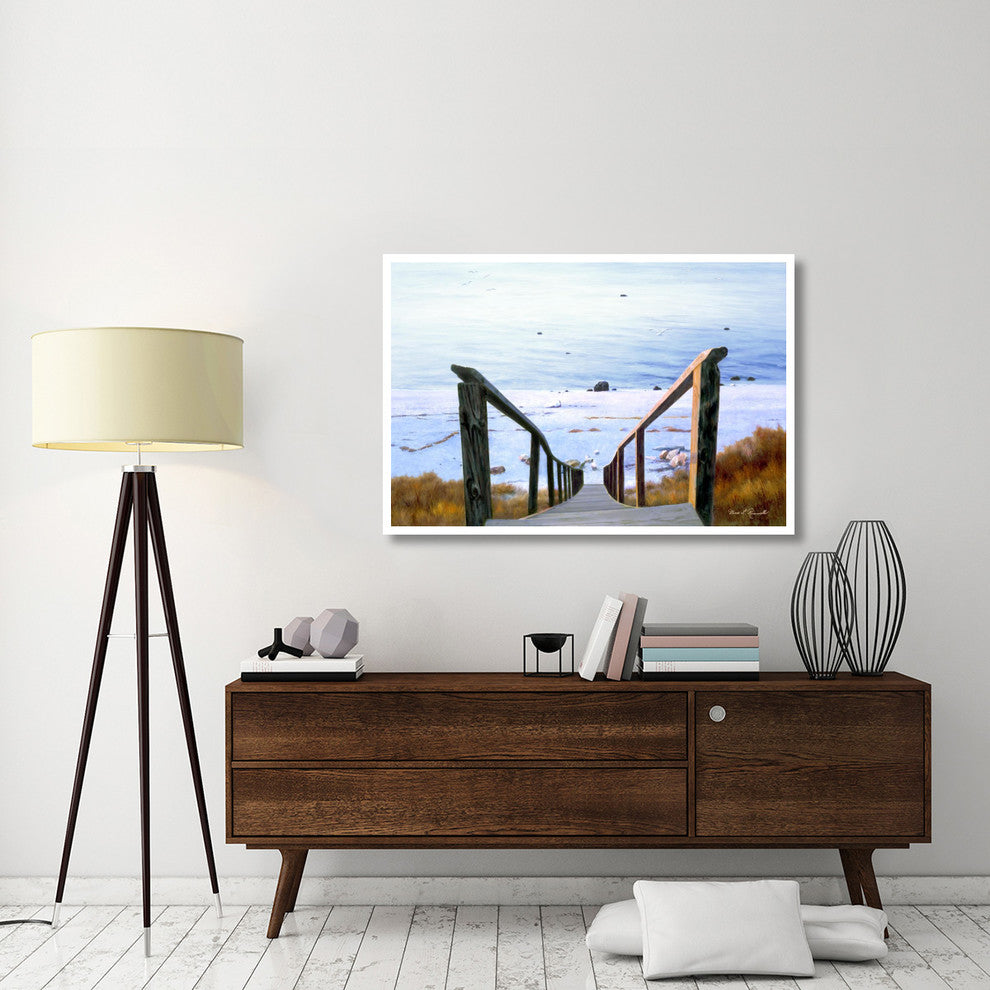 "Sound Beach" Digital Paper Print by Diane Romanello, 50"x34"
