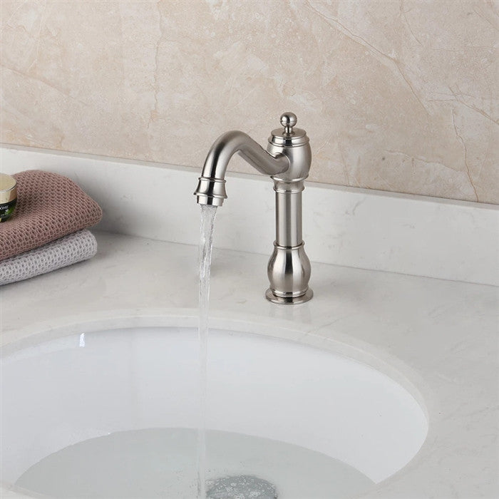 BathSelect Commercial Brushed Automatic Sensor Faucet Nickel