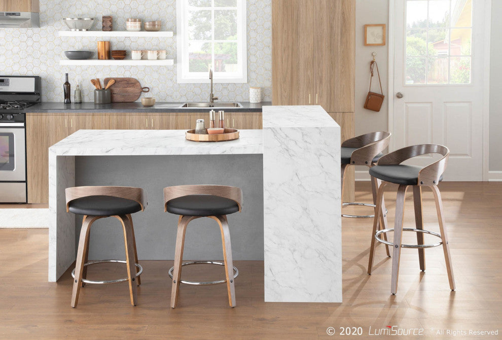 Grotto 30" Fixed Height Barstool, Set of 2