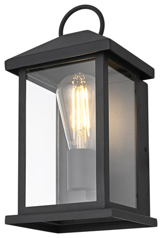 Home Living 6" Outdoor Wall Sconce, Black