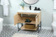 Sue 36" Single Bathroom Vanity, Maple, With Backsplash