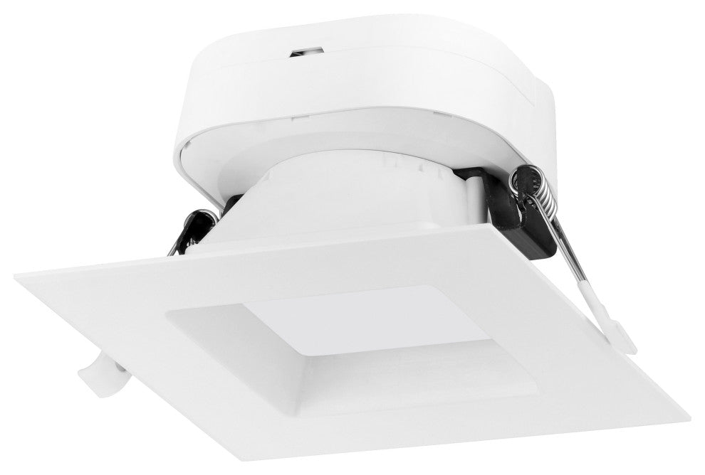 7 watt LED Direct Wire Downlight - 4 inch - 2700K - 120 volt - Dimmable - Square