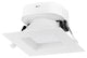 7 watt LED Direct Wire Downlight - 4 inch - 2700K - 120 volt - Dimmable - Square