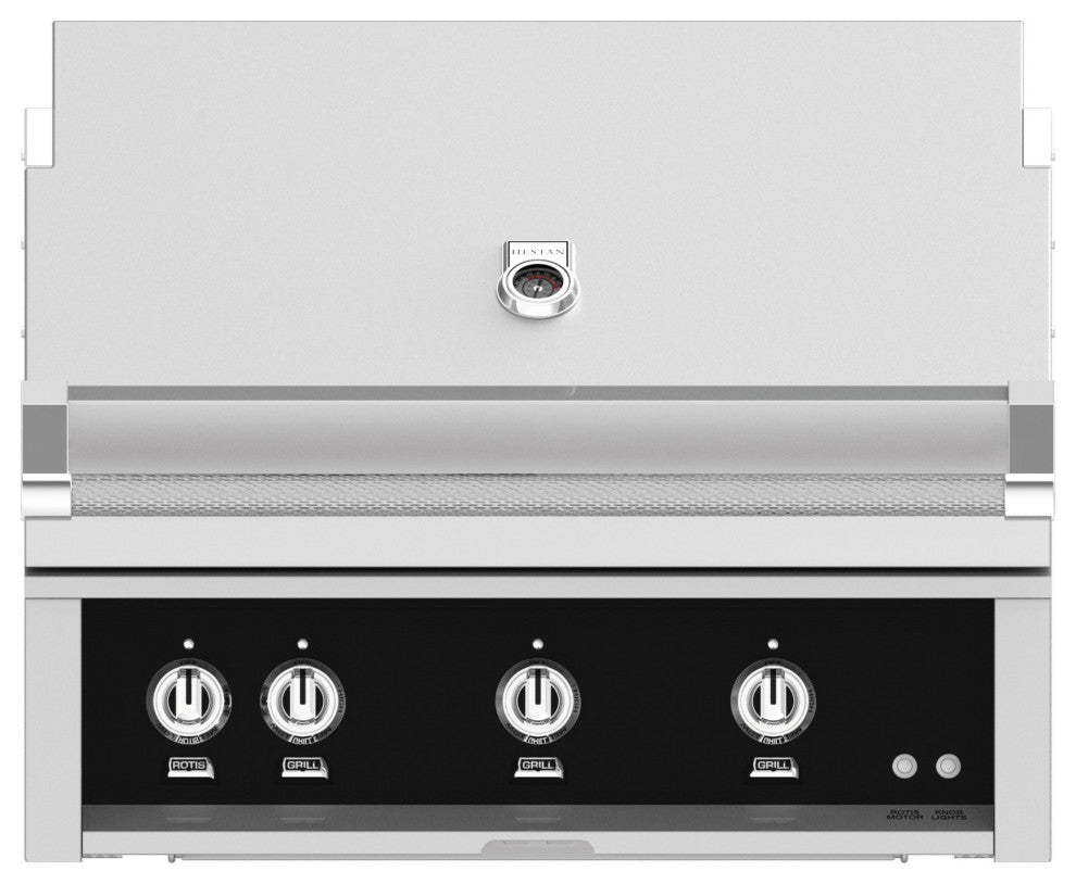 Hestan GMBR36-LP 89000 BTU 36"W Liquid Propane Built-In Grill - Stealth
