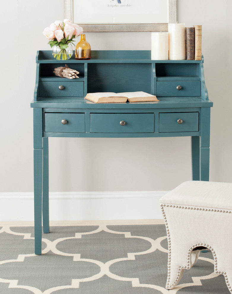 Safavieh Landon Writing Desk, Slate Teal