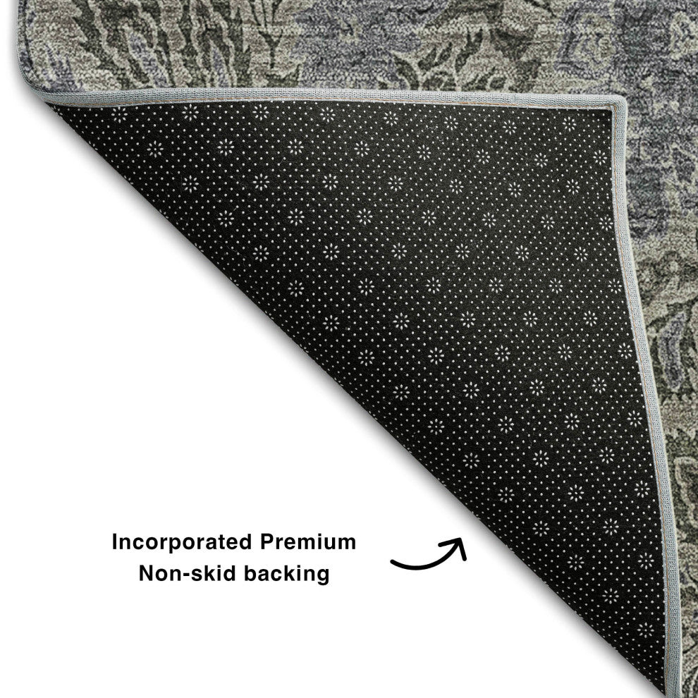 Premium Machine Washable Mayfield AMF660 Khaki 3' x 5' Rug
