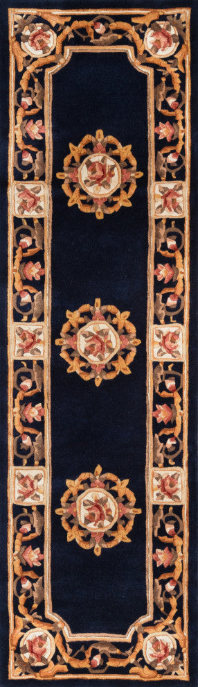 Momeni Harmony-2 Hai12 Rug, Blue, 2'3"x8'0" Runner