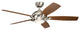Kichler Geno 54 inch LED Ceiling Fan, Brushed Stainless Steel