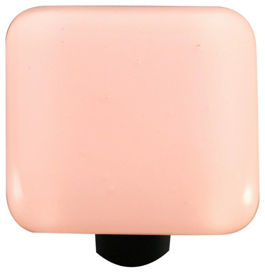Petal Pink Knob, Black Post