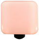 Petal Pink Knob, Black Post