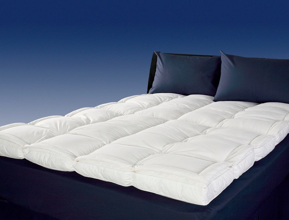 Luxury Down-Top Featherbed, 80" X 60"