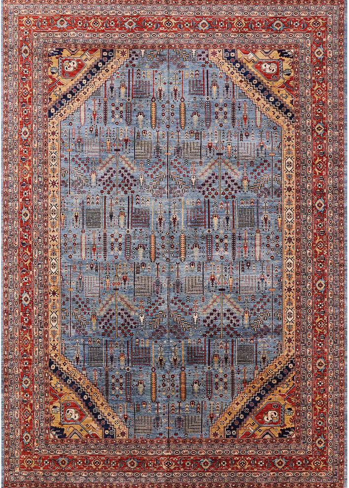 Ahgly Company Indoor Rectangle Mid-Century Modern Area Rugs, 2' x 4'