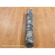 Thunder Gray Hunting Design Silk With Wool Hand Knotted Oriental Rug 4'x6'3"