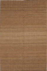 Nepal Tibetan Contemporary Modern Handmade Oriental Area Rug, Brown, 9'0"x6'0"