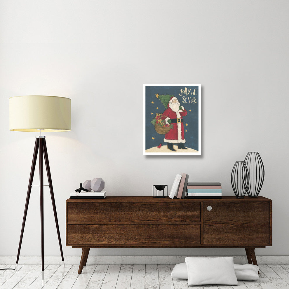 "Vintage St.Nick III" Digital Paper Print by Anne Tavoletti, 24"x30"