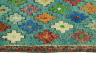 Balochi Adeben Light Green/Ivory Rug, 4'10x7'11