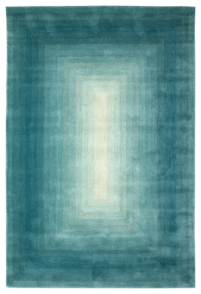 Tivoli Dream Border Indoor Rug, Aqua, 3'6"x5'6"