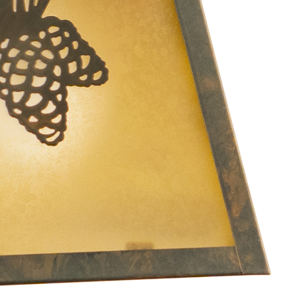 Whitebark 7" Outdoor Wall Light Olde World Patina