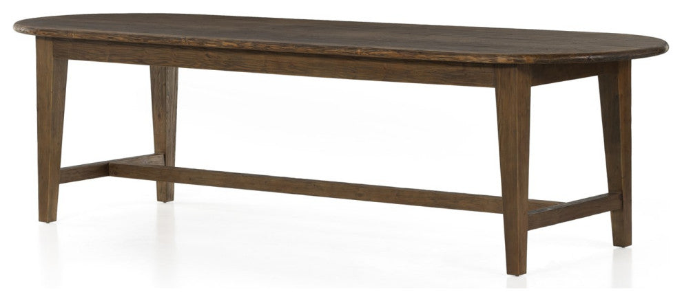 Alfie Dining Table, Waxed Pine, 110"