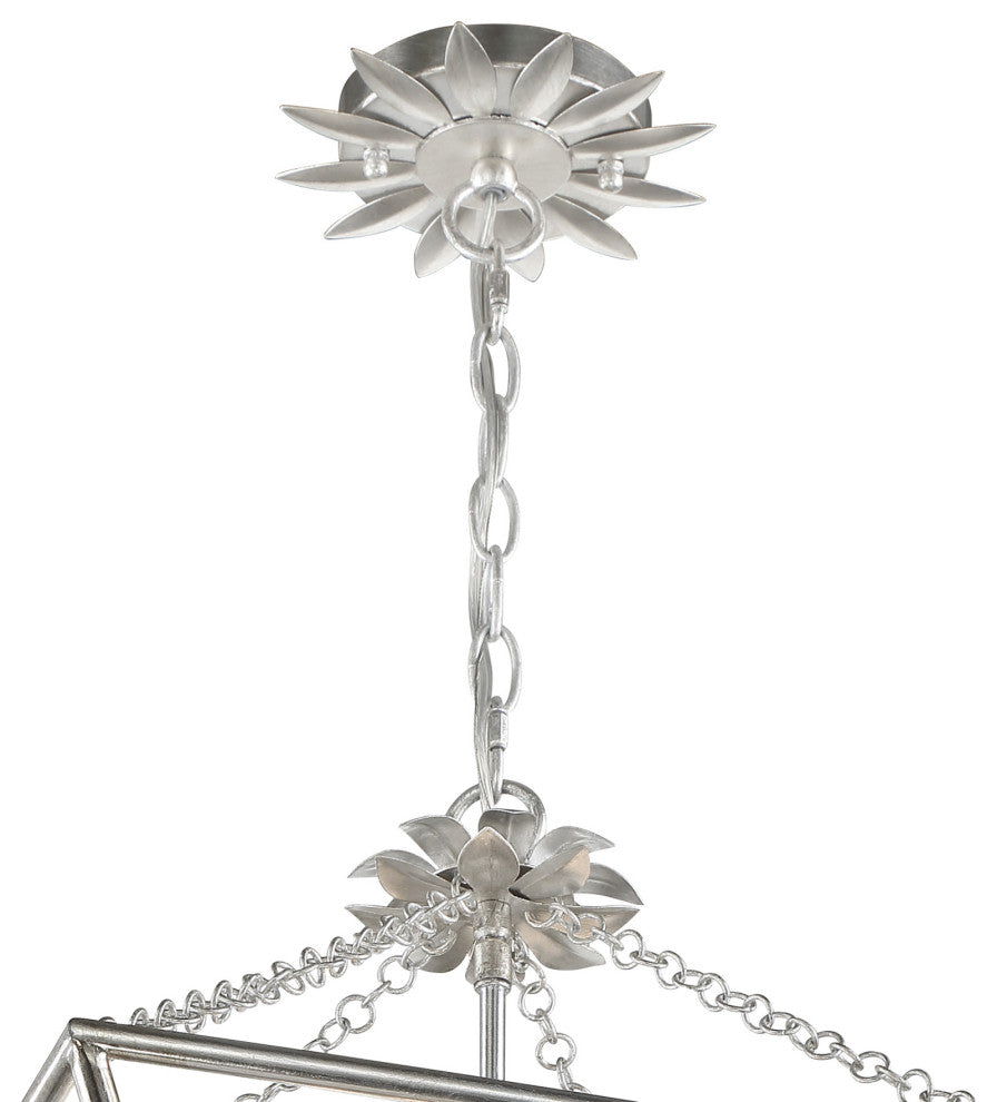 Crystorama Lighting Group 516 Broche 4 Light 16"W Taper Candle - Antique Gold