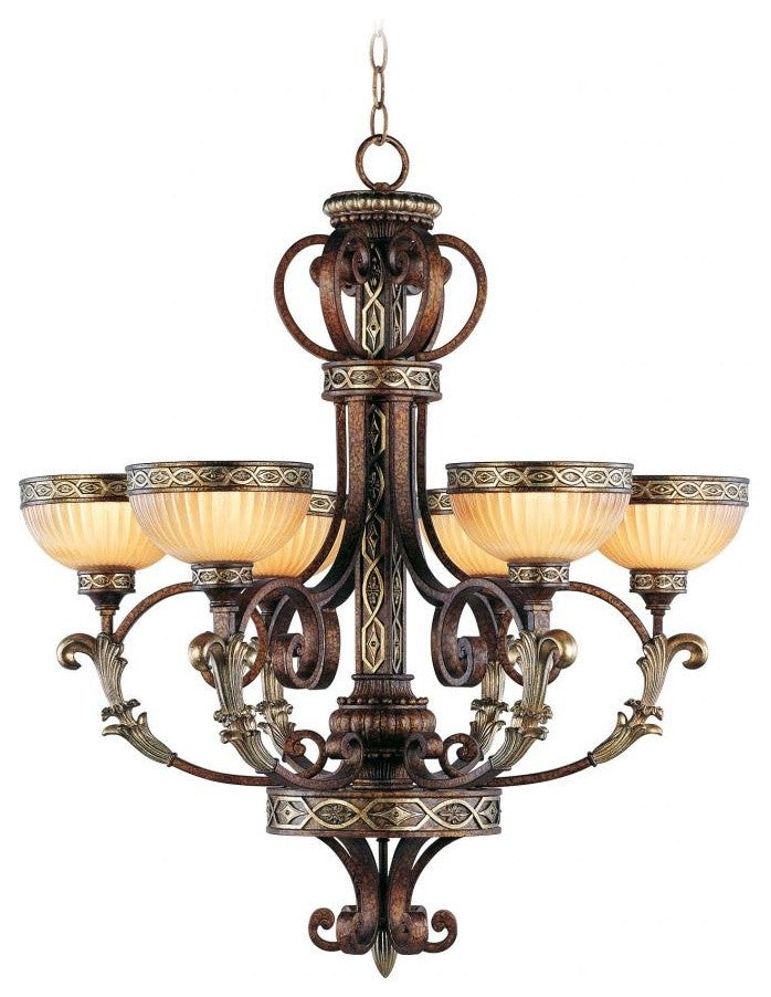 Jefferson Chain-Hang Light, Brushed Nickel