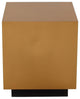 Peyton Side Table in Brushed Gold Stainless Steel