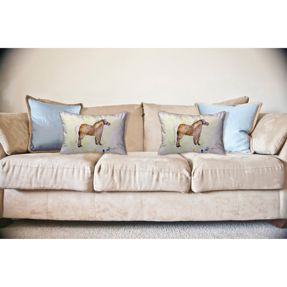 Shetland Pony Large Indoor/Outdoor Pillow 16x20