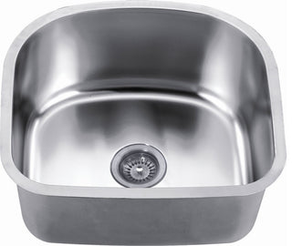 Dawn ASU105 Undermount Arched Single Bowl Kitchen Sink