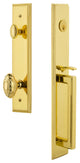 Carre' 1-Piece Dummy Handleset, D Grip and Grande Victorian Knob, 849077