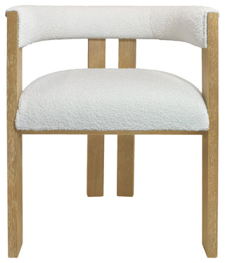 Logan 7-Piece Set With 82" Dining Table And 6 Trish Ivory Arm Chairs