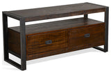 64" TV Stand Media Console Modern Rustic Industrial Cabinet