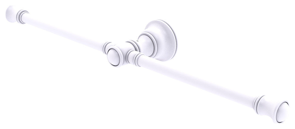 Carolina 2 Arm Guest Towel Holder, Matte White