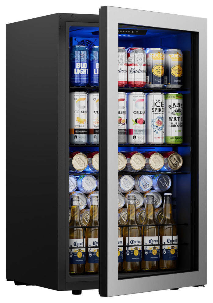 Ca''Lefort Beverage Refrigerator Cooler 140 Cans Mini Fridge