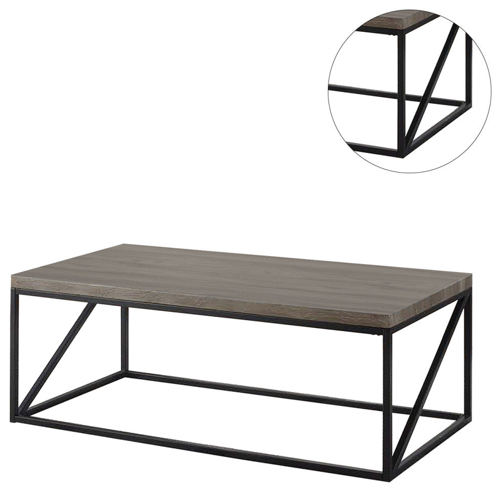 Rectangular Coffee Table, Sonoma Gray