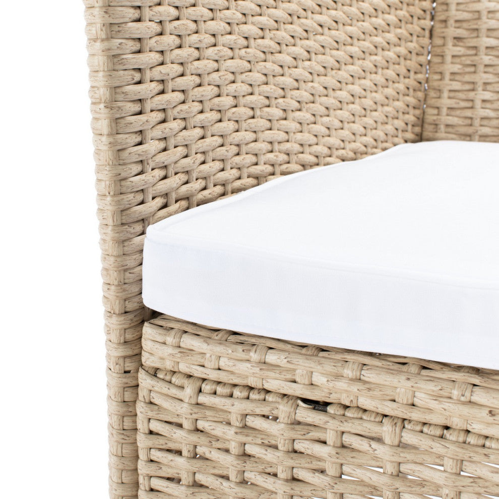 Safavieh Hailee Dining Set, Beige / White
