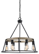 Brockton 6-Light Chandelier, Grey Ash