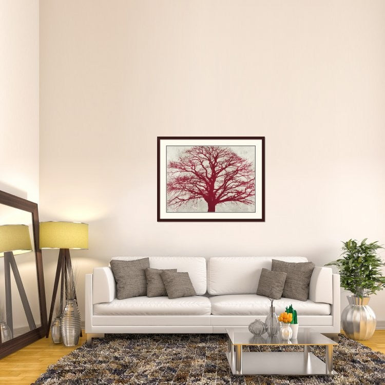 "Purple Oak" Framed Digital Print by Alessio Aprile, 48x38"