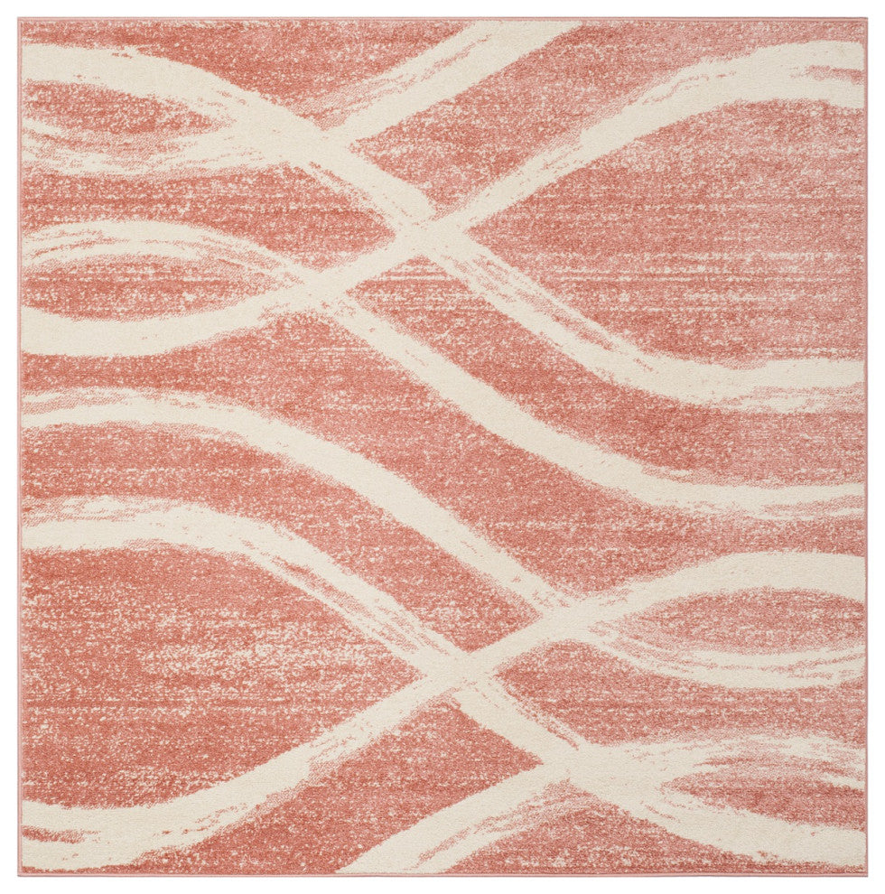 Safavieh Adirondack Adr125Z Floral Rug, Rose/Cream, 2'6"x6'0" Runner