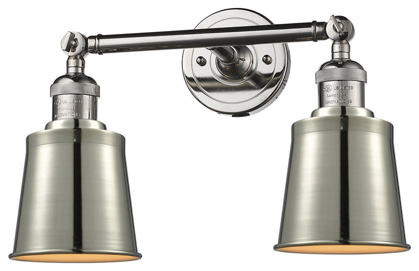 Innovations Lighting 208-Pn-M9-Led 2 Light Dimmable Led Bathroom Fixture